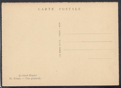 France Postcard - Nimes - Vue Generale - Le Gard Illustre  RR5784