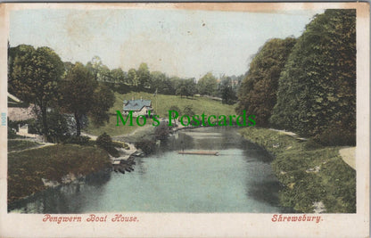 Shropshire Postcard - Pengwern Boat House, Shrewsbury   RS25328