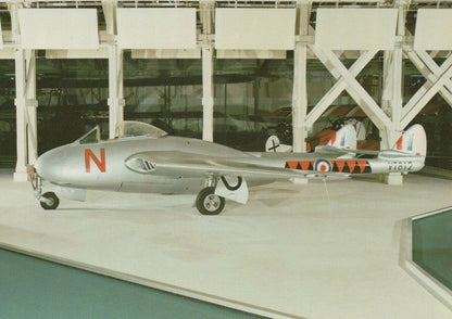 Military Aviation Postcard - De Havilland DH100 Vampire F Mk3 Aeroplane RRR2