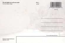 Load image into Gallery viewer, America Postcard - Florida, Miami, The City Lights Up as The Sun Sets RRR481
