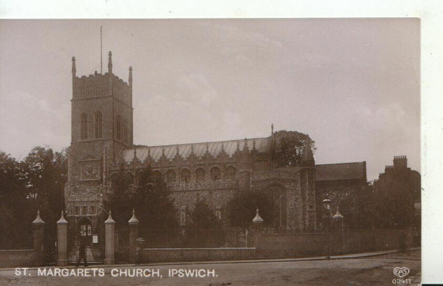 Suffolk Postcard - St Margarets Church, Ipswich  TZ7398