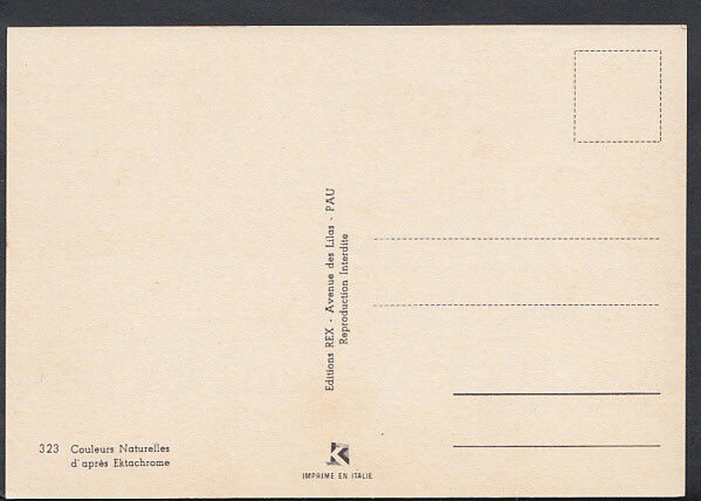 France Postcard - Pau - Couleurs Naturelles d'Apres Ektachrome  RR2338