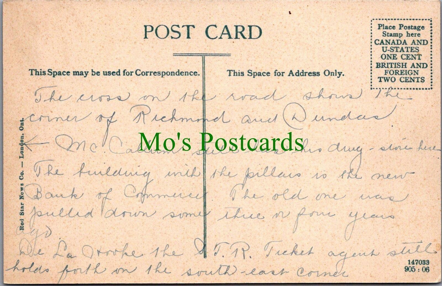 Canada Postcard - Richmond Street, London, Ontario  RS29710