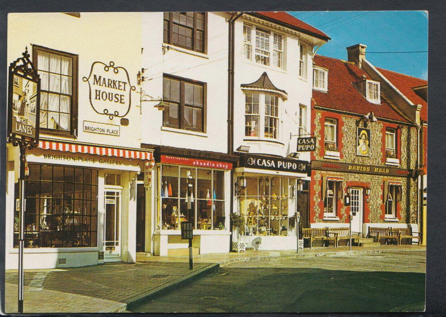 Sussex Postcard - The Lanes, Brighton  T4548