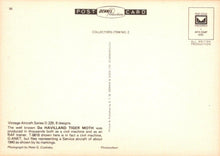 Load image into Gallery viewer, Military Aviation Postcard - De Havilland Tiger Moth Aeroplane    RR9835
