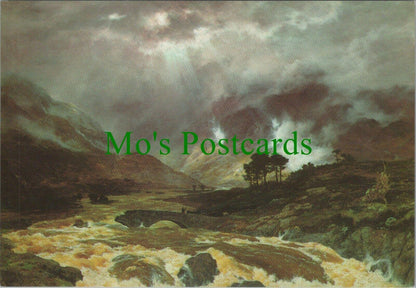 Art Postcard - Painting of A Spate in The Highlands, Peter Graham  RR12788