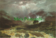 Load image into Gallery viewer, Art Postcard - Painting of A Spate in The Highlands, Peter Graham  RR12788
