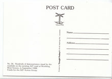 Load image into Gallery viewer, Sussex Postcard - Demonstrators - Stand at Roadside A27 - Worthing,  1988- A8409
