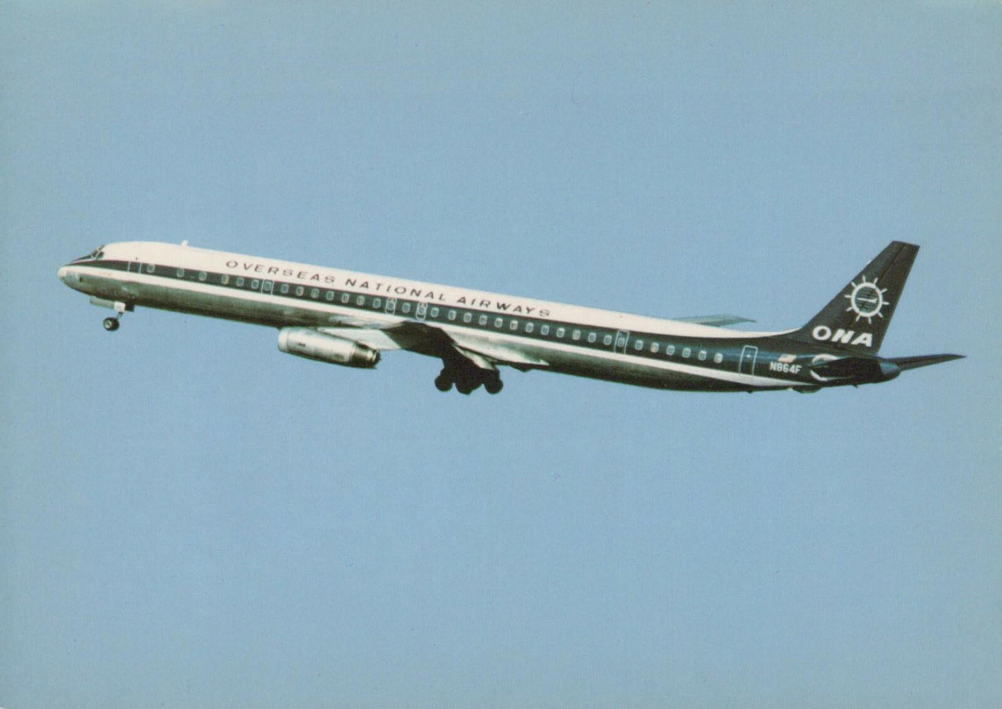 Aviation Postcard - Overseas National Airways DC8 Aeroplane   RR9978