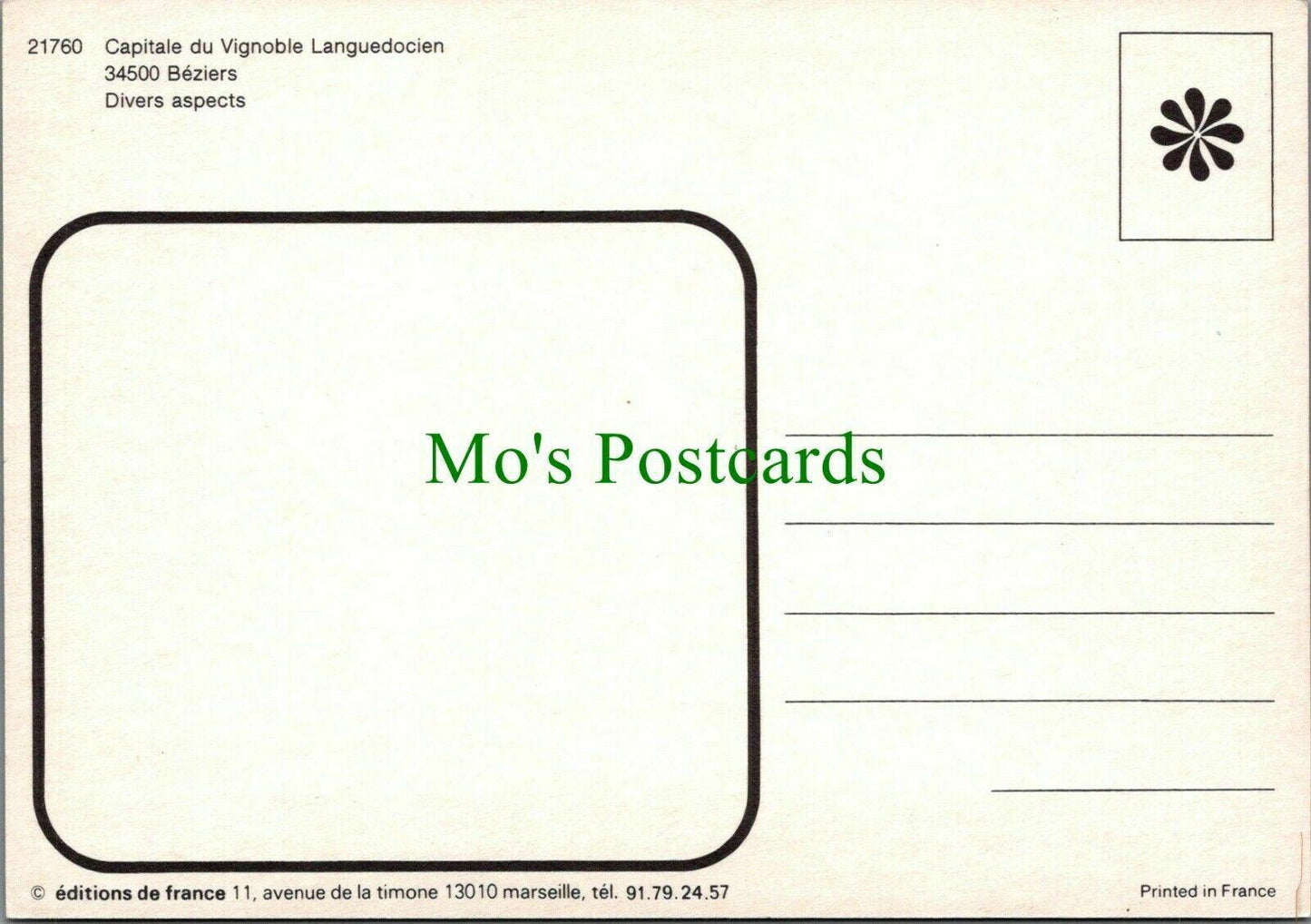 France Postcard - Views of Beziers, Hérault   RR11250
