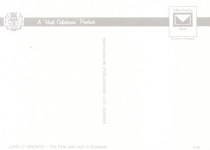 Scotland Postcard - John O'Groats, The First and Last in Scotland   SM130