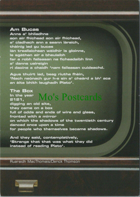 Advertising Postcard - National Poetry Day in Scotland, The Future RR11150