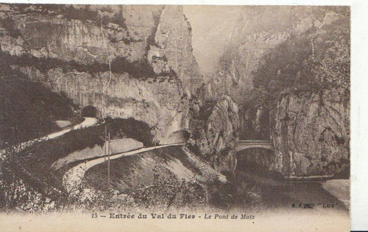 France Postcard - Entree Du Val Du Fieu, Le Pont De Matz  6032A