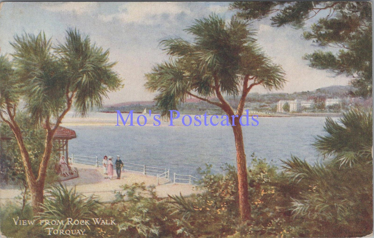 Devon Postcard - Torquay, View From Rock Walk  DC2044