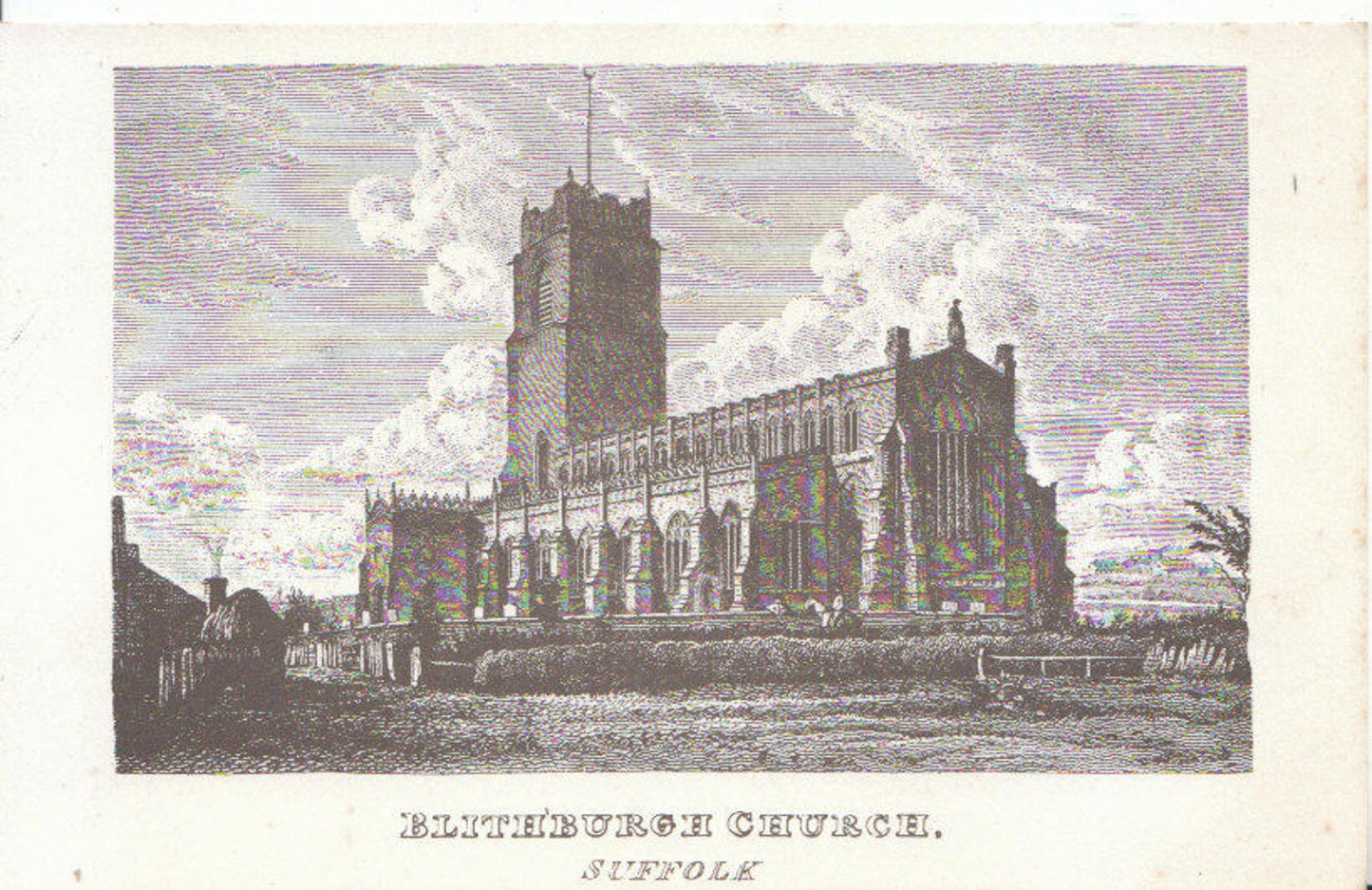 Suffolk Postcard - Blithburgh Church  3395A