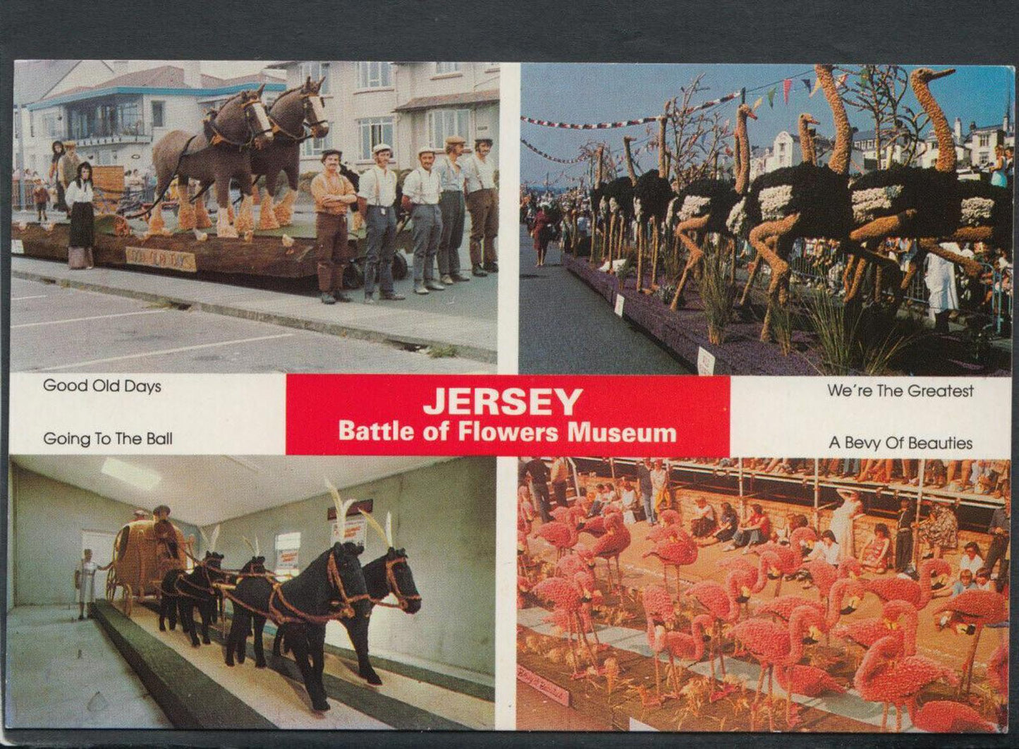 Channel Islands Postcard - Jersey - Battle of Flowers Museum RR6388