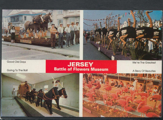 Channel Islands Postcard - Jersey - Battle of Flowers Museum RR6388