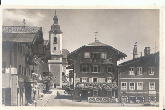 Germany Postcard - Miesbach - Hindenburg - Platz - Real Photograph  16345A