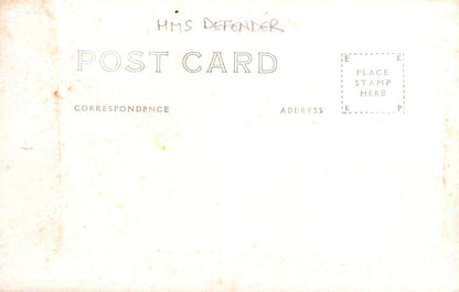 Naval History Postcard - British Royal Navy, H.M.S.Defender, Destroyer  XT100