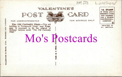 London Postcard - The Old Curiosity Shop, Real Photo  HM322