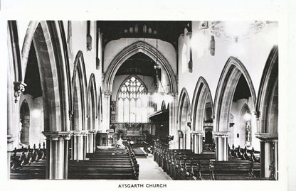 Yorkshire Postcard - Aysgarth Church  SL937