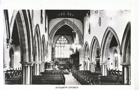 Yorkshire Postcard - Aysgarth Church  SL937