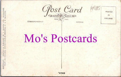 Dorset Postcard - Swanage. The Globe. Artist A.R.Quinton  HM695