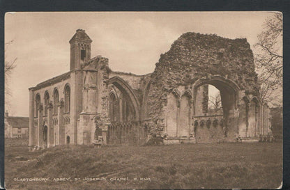 Somerset Postcard - Glastonbury Abbey, St Joseph's Chapel, East End   RS15790