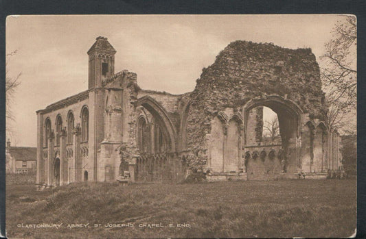 Somerset Postcard - Glastonbury Abbey, St Joseph's Chapel, East End   RS15790