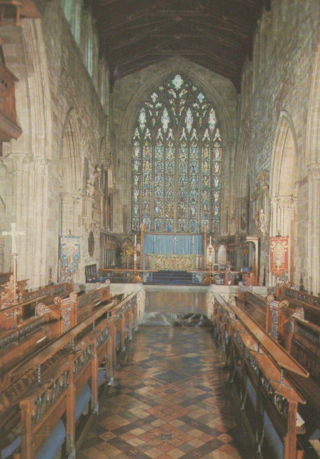 Shropshire Postcard - Interior of S.Mary's Church, Shrewsbury RR8857