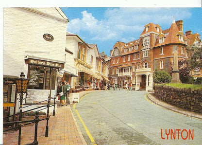 Devon Postcard - Lynton, Showing Ostlers Wine Bar  AB867