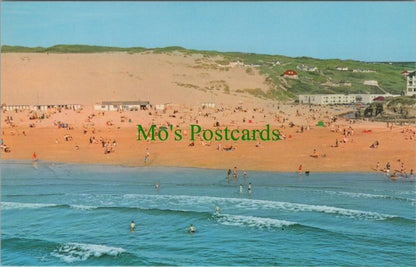 Cornwall Postcard - Perranporth Beach   H526