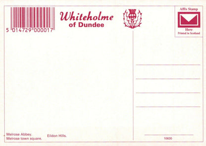 Scotland Postcard - Greetings From Melrose    RRR40