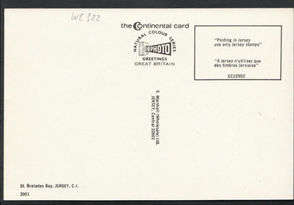 Channel Islands Postcard - St Brelades Bay, Jersey   WC322