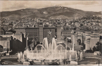 Spain Postcard - Barcelona, Montjuich Park, Great Fountain RRR1500