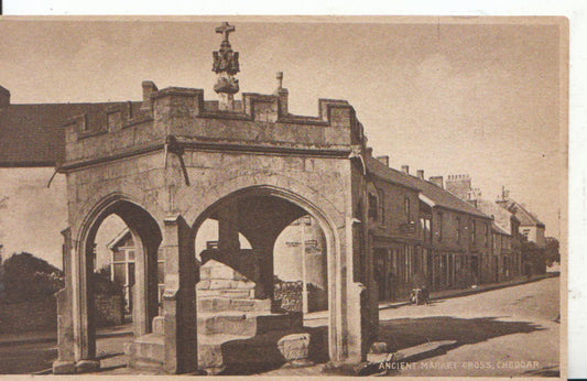 Somerset Postcard - Ancient Market Cross, Cheddar   5851A