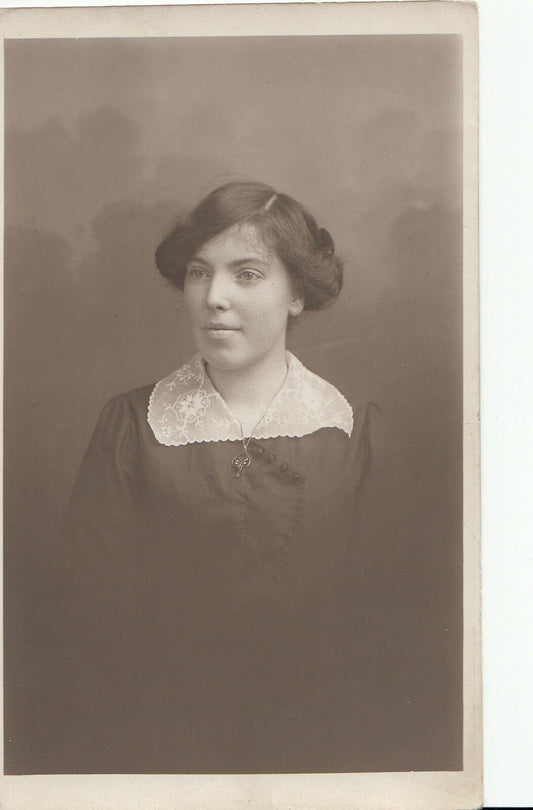 Social History Postcard: Ancestors Real Phioto, Portrait of a Lady  A5459