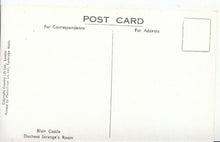Load image into Gallery viewer, Scotland Postcard - Blair Castle, Duchess Strange's Room  2581A
