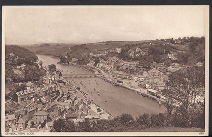 Cornwall Postcard - General View of Looe RS2686