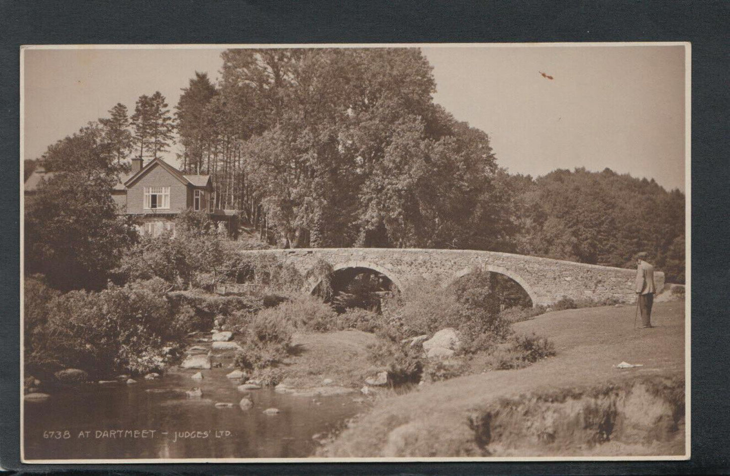 Devon Postcard - At Dartmeet, Dartmoor     RS14422