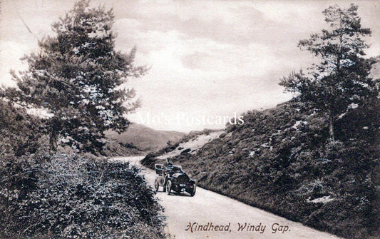 Surrey Postcard - Vintage Car, Windy Gap, Hindhead  SW18261