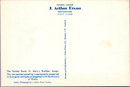 Sussex Postcard - Bramber - The Painted Room, St Mary's RRR1381
