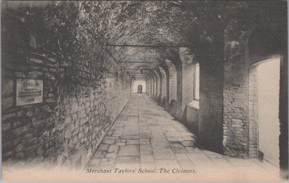 London Postcard-The Cloisters,Merchant Taylors' School,Charterhouse Square XT803