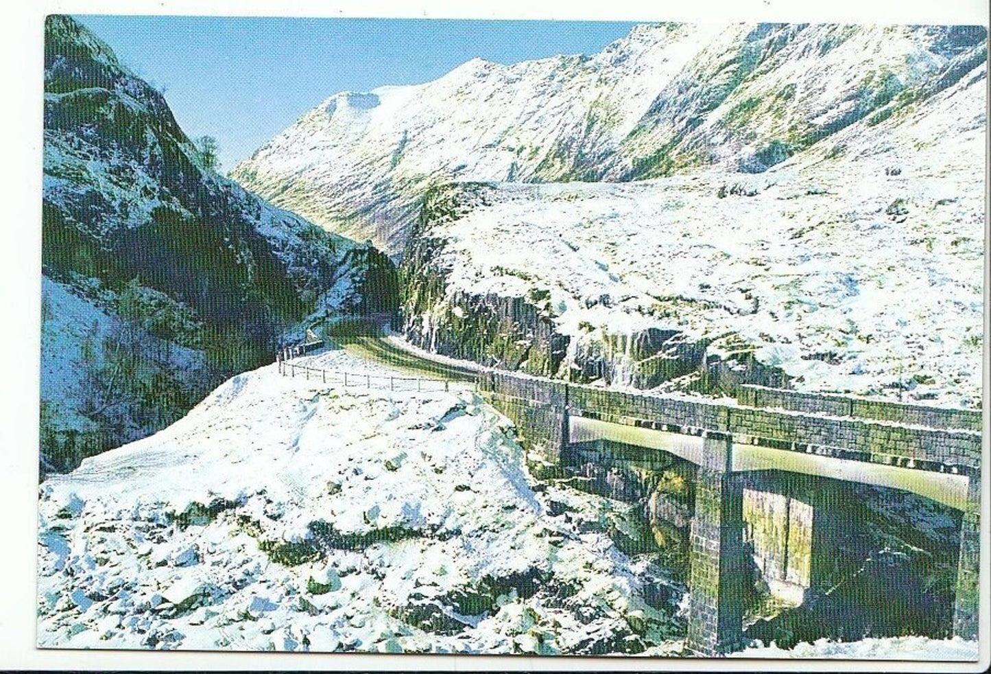 Scotland Postcard - Winter, Pass of Glencoe, Argyll  AB534