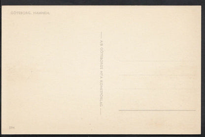 Sweden Postcard: Goteborg, Hamnen  A662