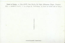 Load image into Gallery viewer, France Postcard - Biarritz - La Plage Du Port-Vieux - Real Photo  TZ9887
