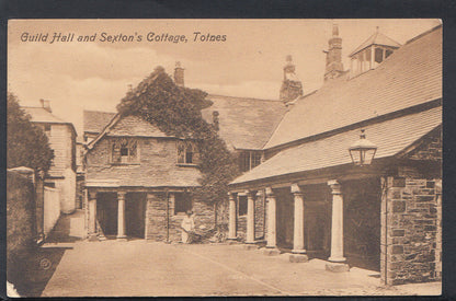 Devon Postcard - Guild Hall and Sexton's Cottage, Totnes  RS6306
