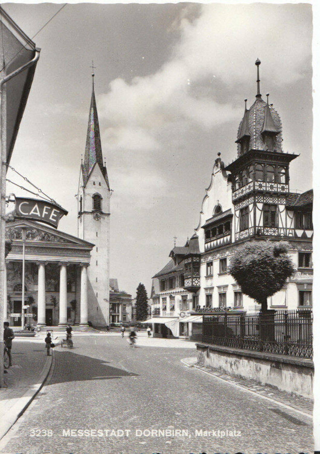 Austria Postcard - Messestadt Dornbirn - Marktplatz   TZ1180