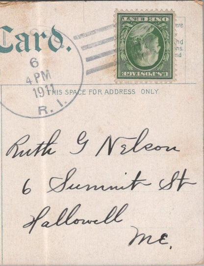 Nelson: 6 Summit Street, Hallowell, Kennebec County, Maine 1911 - HX39