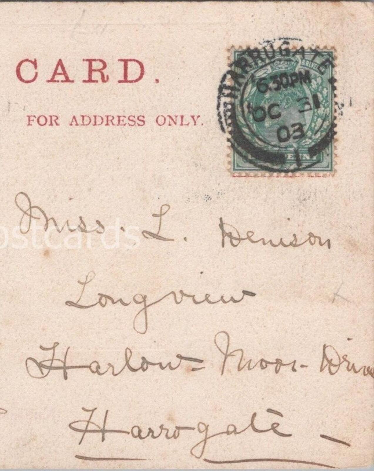 Denison: Longview, Harlow Moor Drive, Harrogate, North Yorkshire - 1903 - HX29